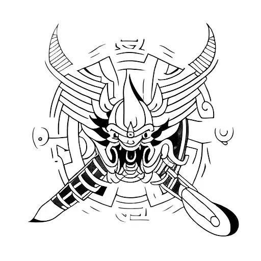 Ancient Korean Warriors Battling Dragons