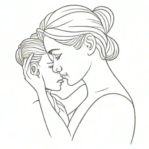 I Want Father Daughter Tatoo Design