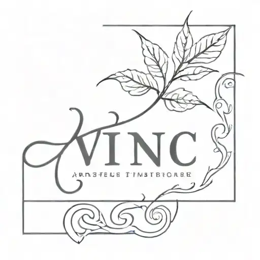 A Word ' Vino Vici Vide ' Symbol