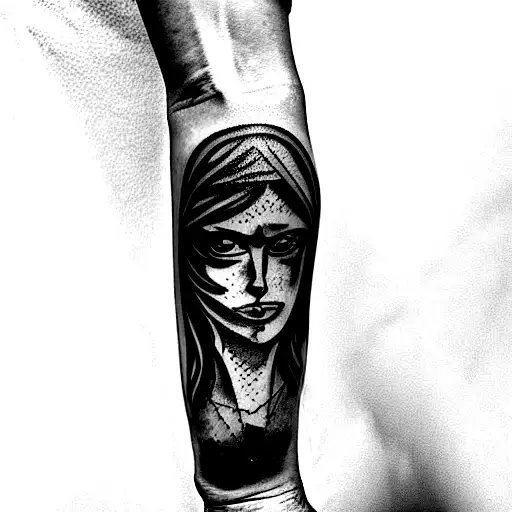 Themis In The Cyberpunk Style