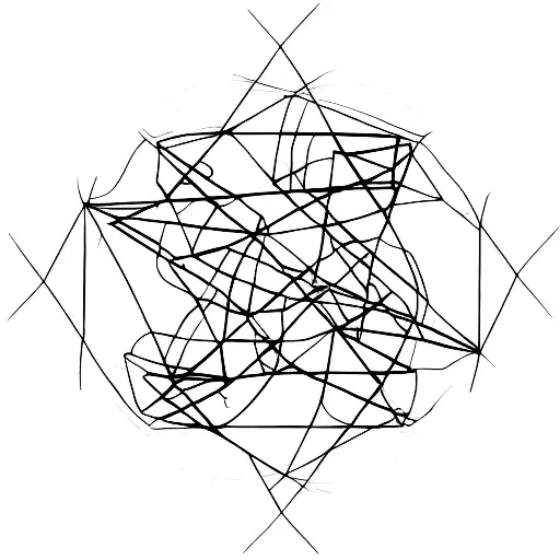 Abstract Representation Of A Stock Market Graph