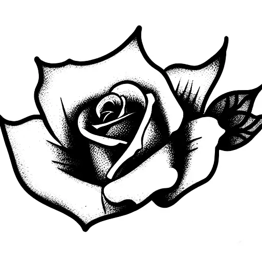 Rose Blooming Out Of A Martini Glass