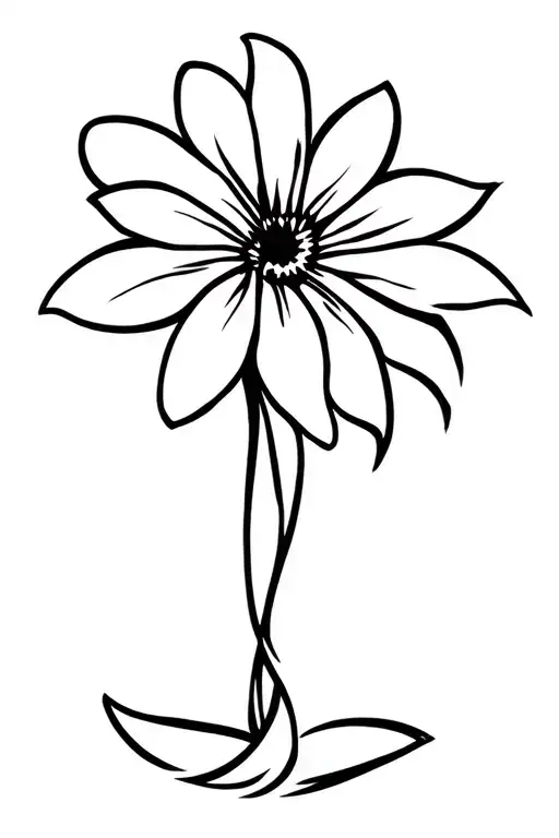 Abstract Flower Puerto Rico Flag