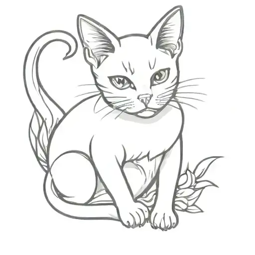 Cat With Dragon Ears