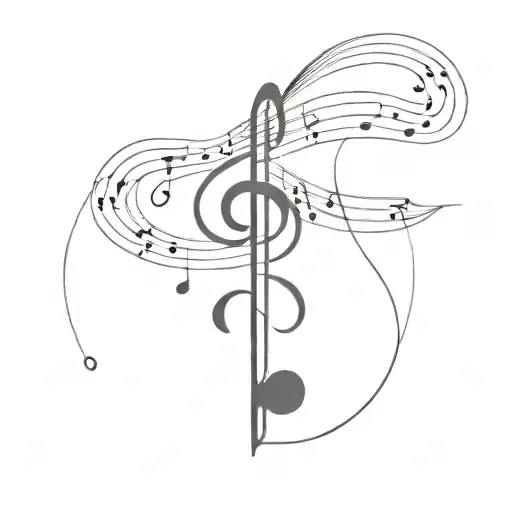 Music Key In Dark Sigilcore Style