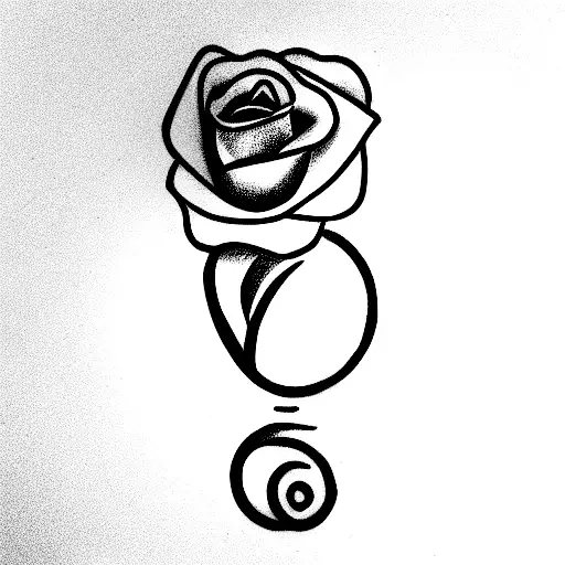 Circle With Rose