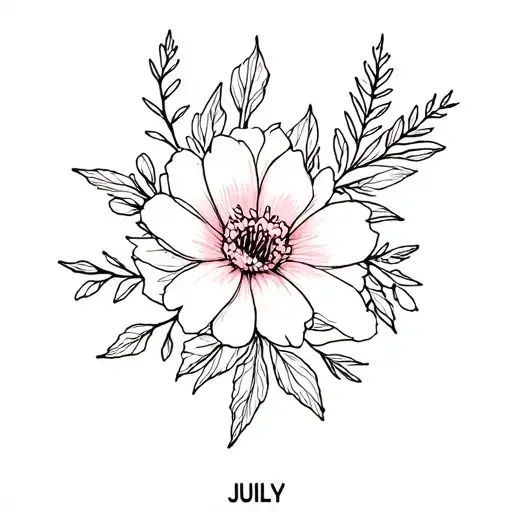 December And July Birth Flowers