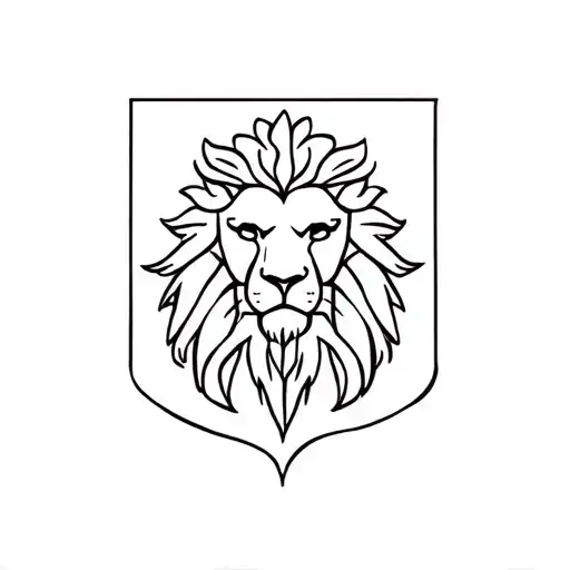 Bulgarian Coat Of Arms Lion Head