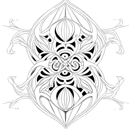 Gothic Architecture Tattoo Of A Cathedral Fine Line