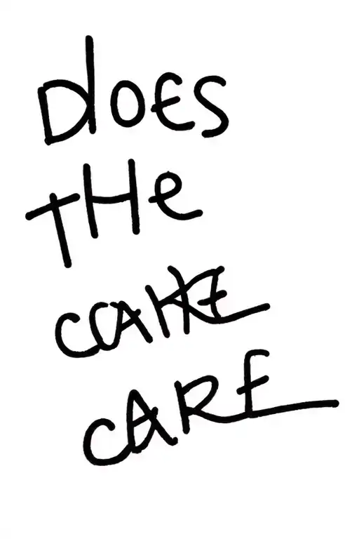 Does The Care Written