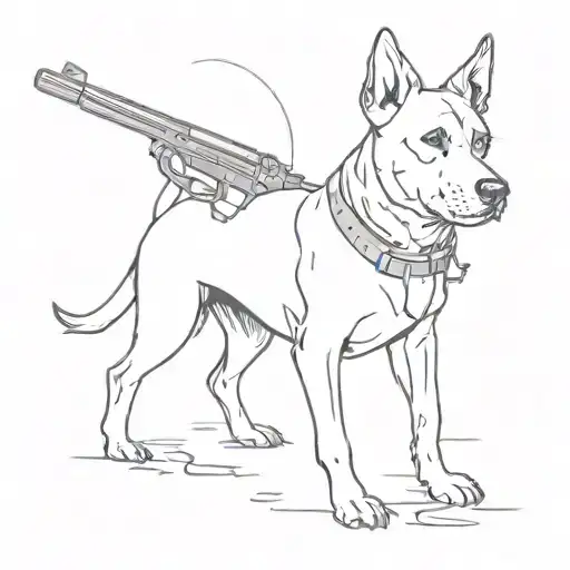 Dog With A Gun