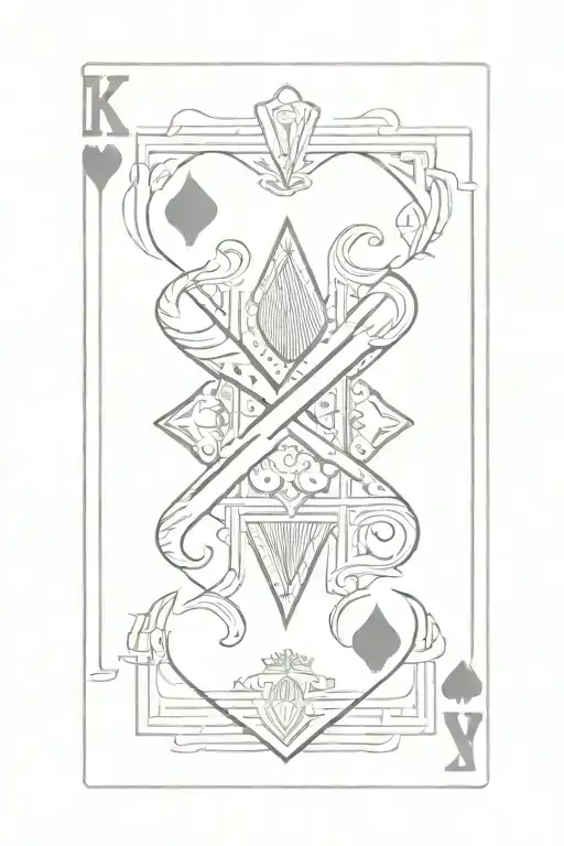 King Of Hearts Playing Card