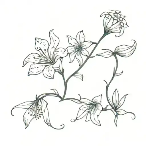 Bluebell And Scorpio Constellation Intertwined