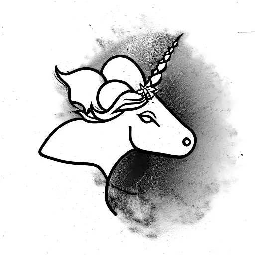 Lotus Flower Rainbow Unicorn