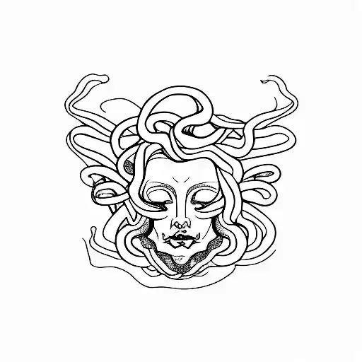 Medusa De Profil