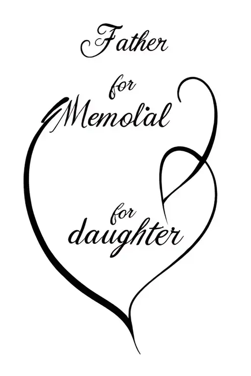 Father Memorial For Daughter