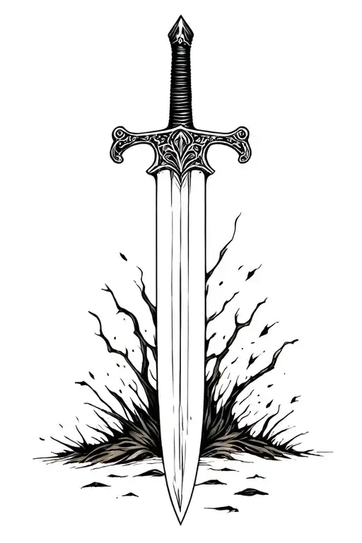 Sword Stuck In Ground