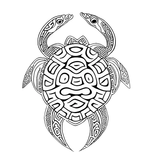 Maori Styled Turtle