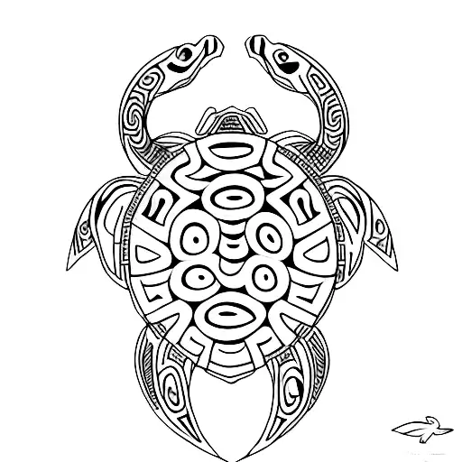 Maori Styled Turtle