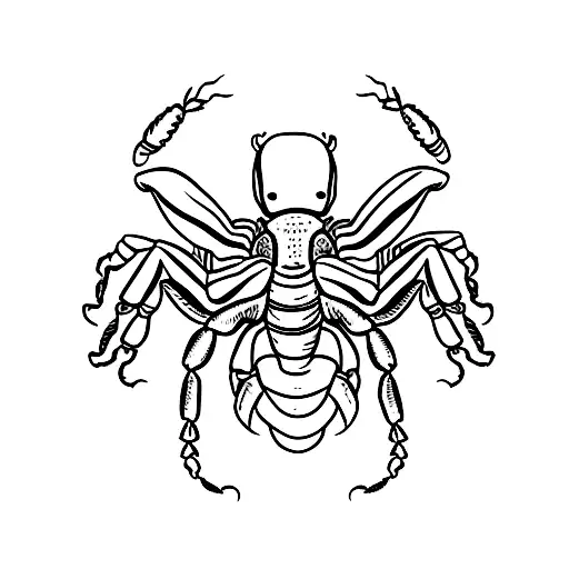 A Simple Scorpion Tattoo Thats Pretty