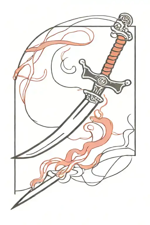 Black Sword And Red Smoke