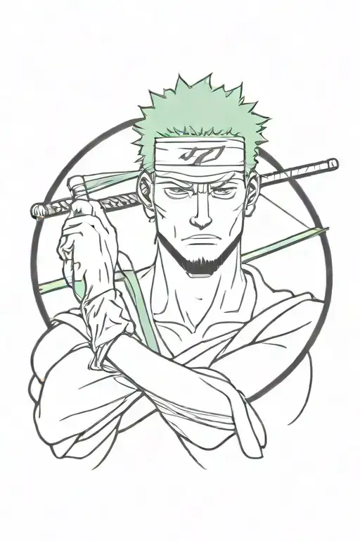 Portrait Of Roronoa Zoro