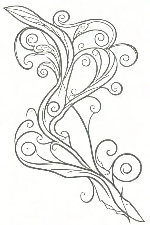 Polynesian Swirl Rib