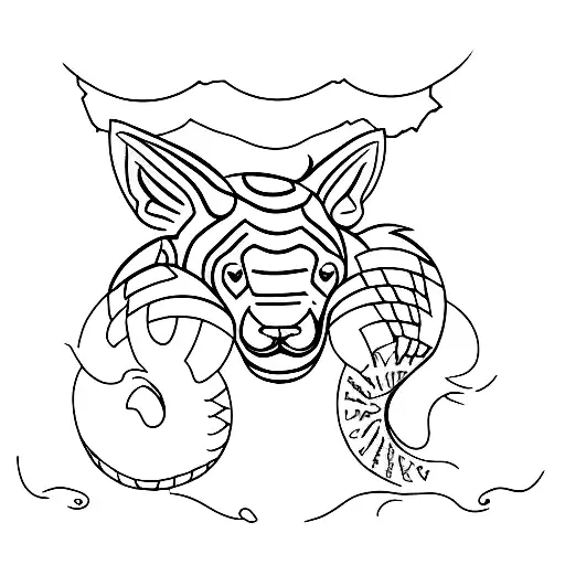 A Minimalist Tattoo Of A Favorite Animal Climbing A Symbolic Ladder