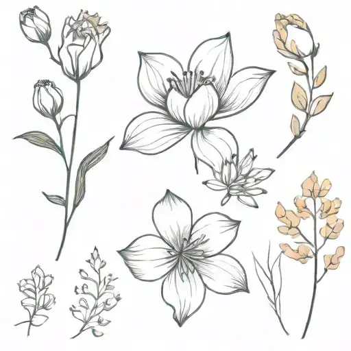 January August Birth Flower