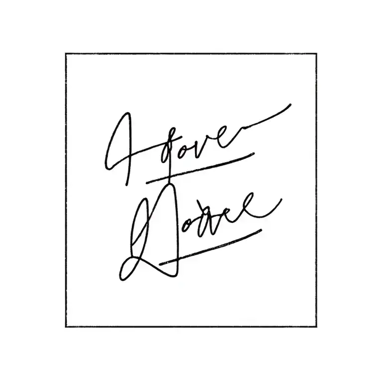 Name And Love Letter Written