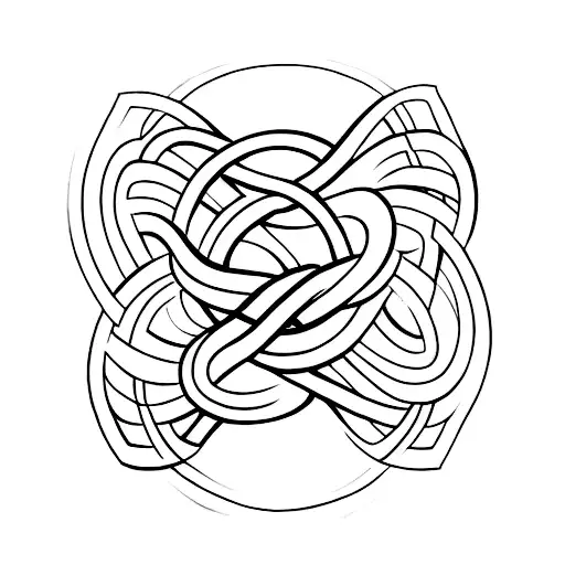 Infinity Symbol That Looks Like Rope