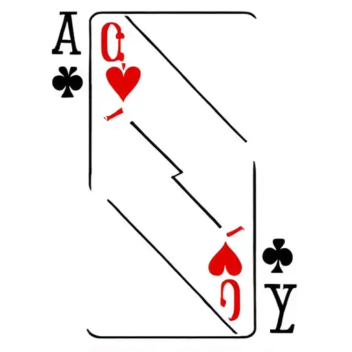 Creepy Joker Playing Card