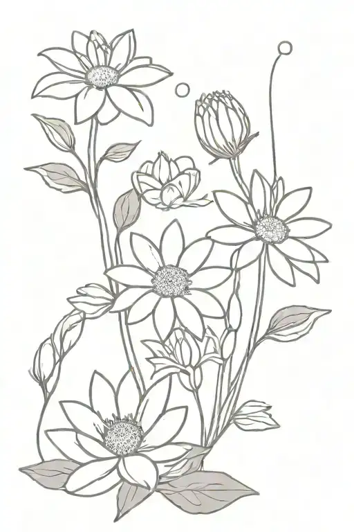 Daisy And Water Lily Bouquet