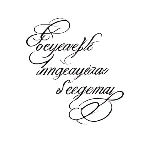Evgeny Is A Beautiful Inscription Incomprehensible With Curls