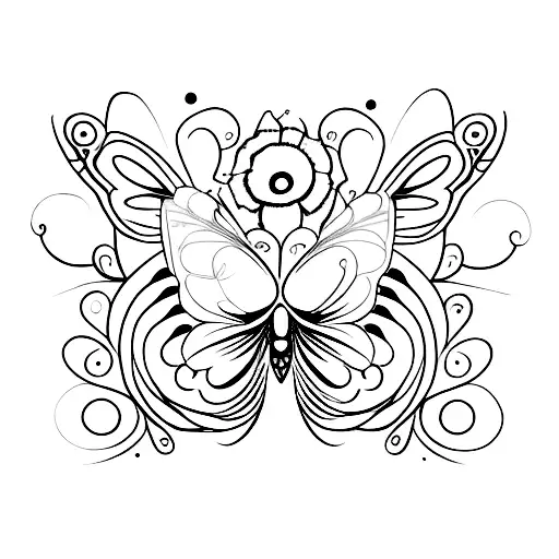 A Delicate Butterfly Perched On A Sunflower