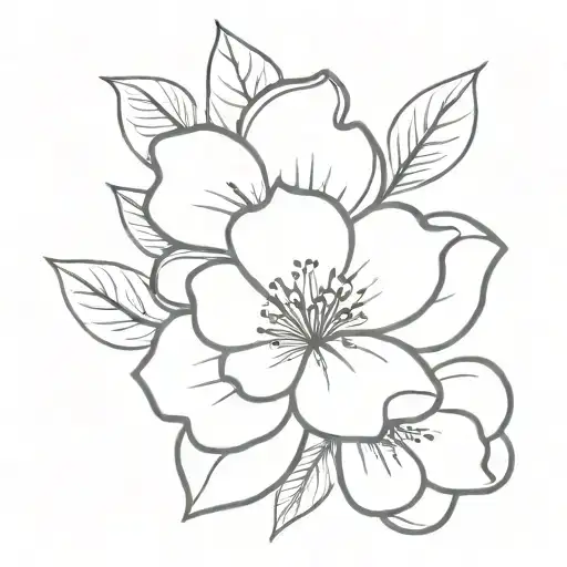 The Word Capelli In A Flower