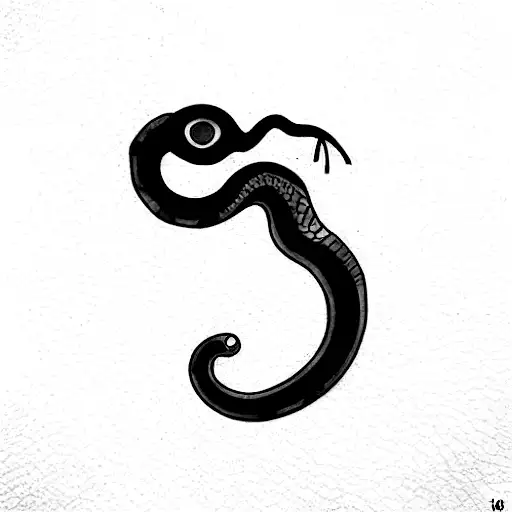 Snake With Red And Black Blood