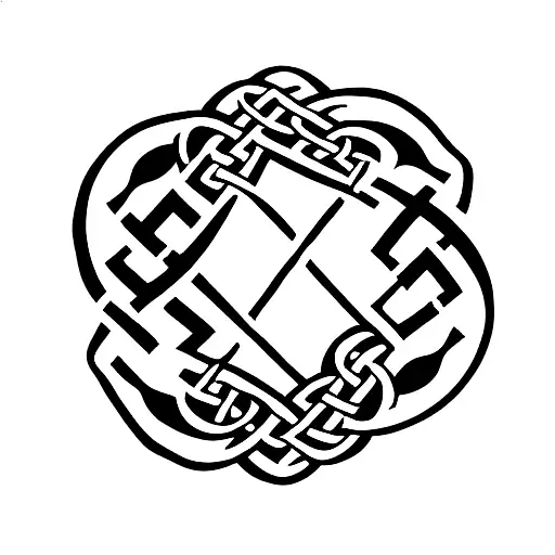 Alice In Wonderland And Celtic Knots