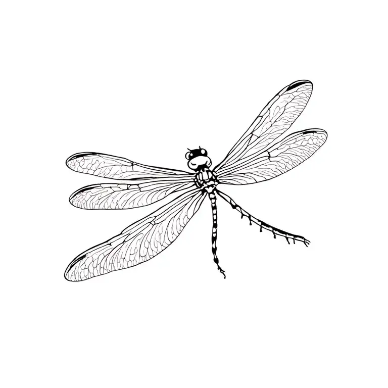 Dragonfly Flying