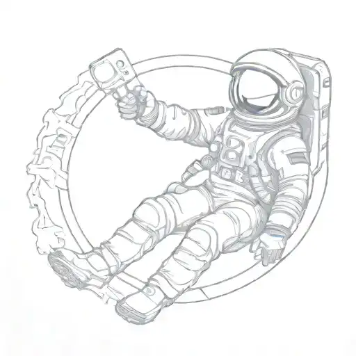 Astronaut Lost In Space