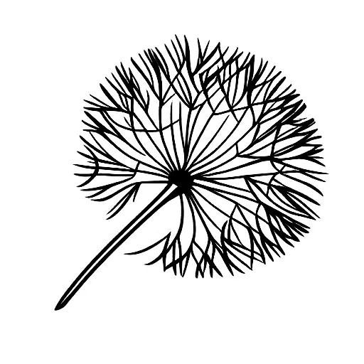 Dandelion Low-poly