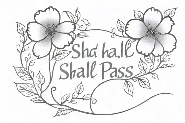 Flowers Going Into The Quote This Too Shall Pass