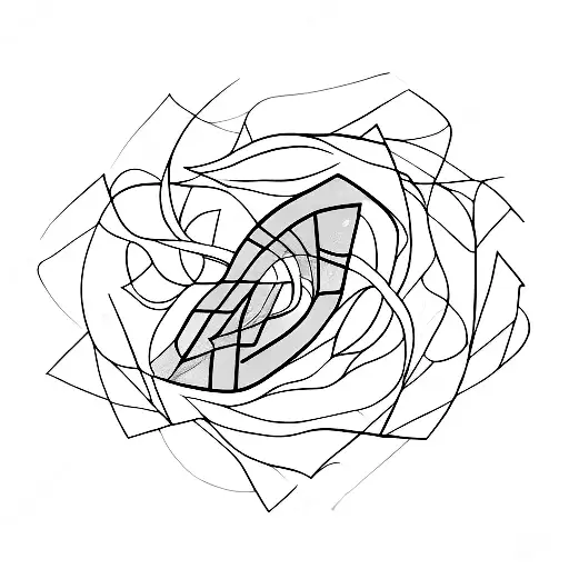 Abstract Representation Of A Soulmate