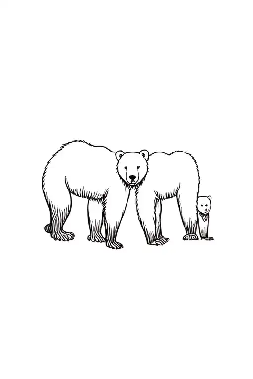 Family Of Bears Family