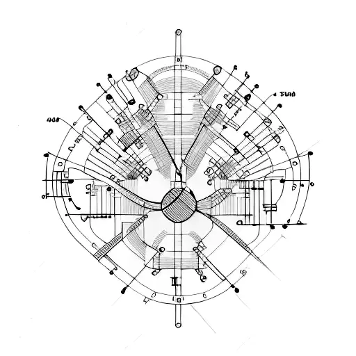 Engineer's Blueprint Incorporating Penicillin Allergy Symbol
