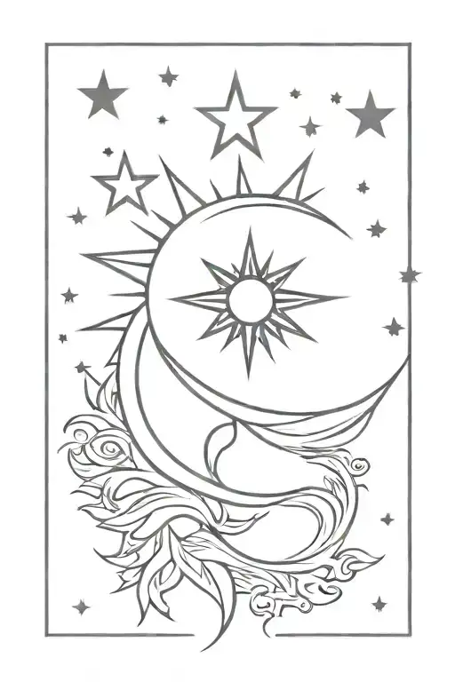 Moon Star Sun