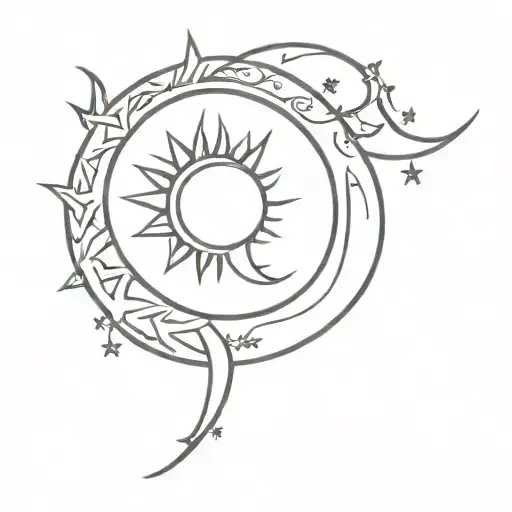 Moon Star Sun