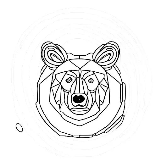 Outline Of A Bear