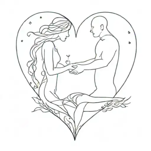 Father Daughter Heart Universe Inside