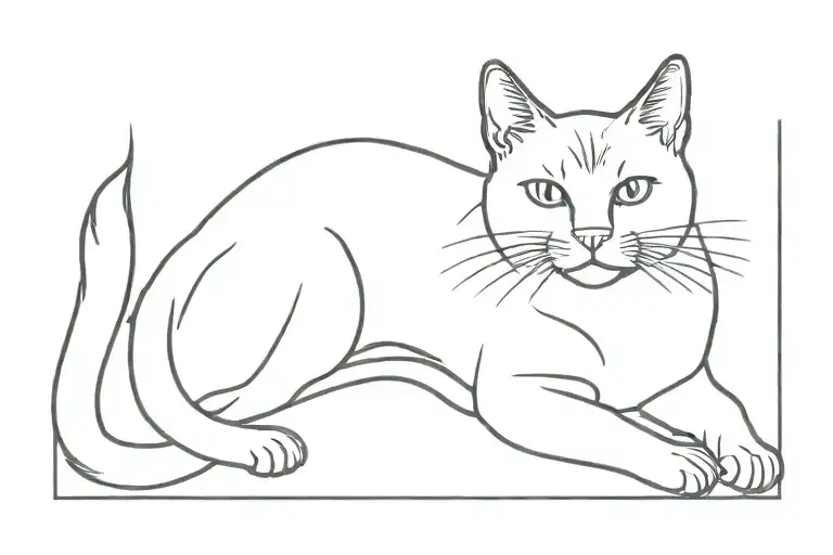 German Neblung Cat Sitting